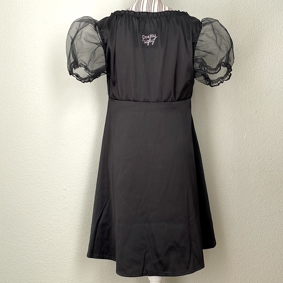 Lazy Oaf Pretty Ugly Babydoll Dress Black 12 - Picture 7 of 14